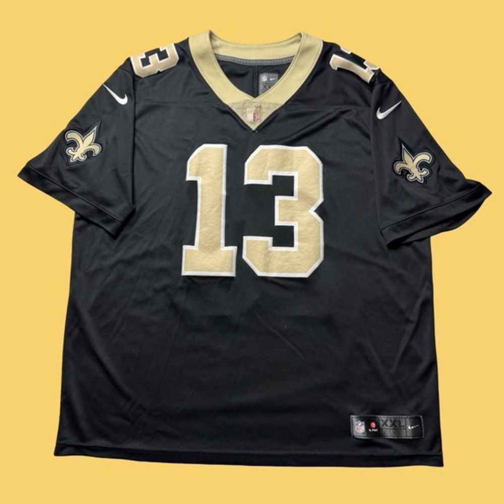 Nike Saints Michael Thomas 13 Jersey XXL Stitched NFL On Field Black‎ Gold XXL